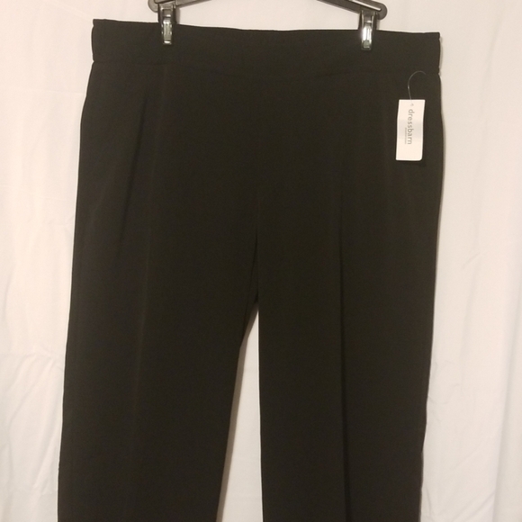 Roz & Ali Black Pull on Ankle Pants - Picture 3 of 9